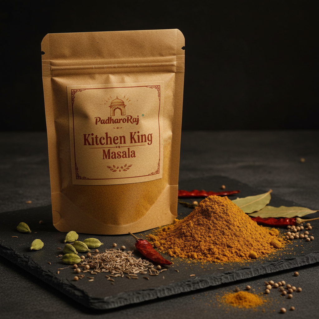 PadharoRaj Kitchen King Masala 100g - premium all-purpose spice blend